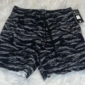 Womens ethika raw edge short